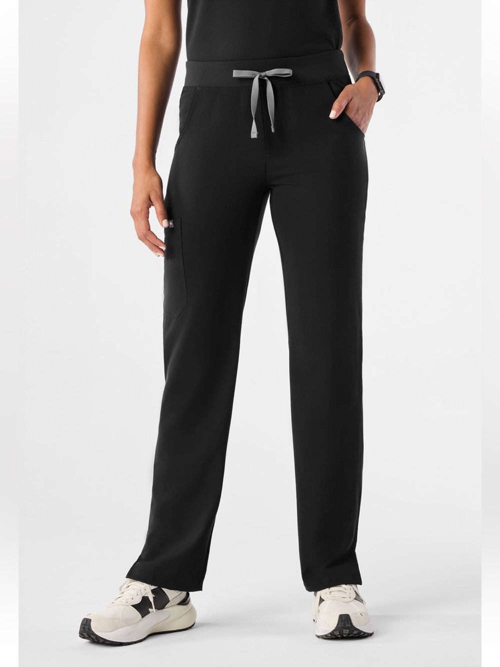FIGS Kade Cargo Pants Black Women’s Small Scrubs